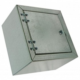 CAJA PROTECCION CHAPA GALV. Nº 7 (HxAxF) 50x50x40 cm. CIERRE TRIANGULAR HOMOLOGADO