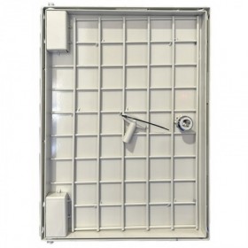 PUERTA METALICA PANELABLE 485X350 CIERRE TRIANG.