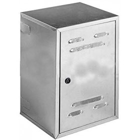 CAJA METALICA GALVANIZADA 400x300x250 CIERRE TRIANGULAR