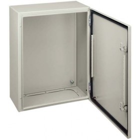 ARMARIO VACIO METALICO  800X600X300   (RAL 7035 GOFRADO) Y CIERRE TRIANGULAR