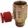VALVULA PORTAMANOMETRO FIJA CON DESCARGA PN 25 M/H 1/2"
