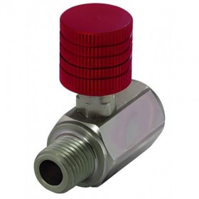 VALVULA PORTAMANOMETRO PN-25 ACERO 1/4" M/H CON POSICIÓN DE DESCARGA