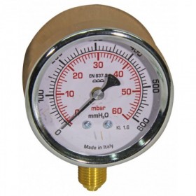 VENTOMETRO SITEM CLASE 1.6 DIAM. 63 400MBAR./4000MMH2O 1/4"