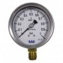 MANOMETRO DE PRECISION CLASE 1 DE 0-1BAR DIAM.100 1/2" CON CERTIFICADO