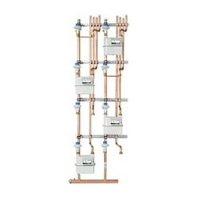 Batería de contadores gas natural MPA para 5 contadores G-4  1500x600 (3+2)