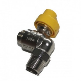 Válvula de seguridad macho-macho escuadra de 1/2” para gas con exceso caudal y temperatura