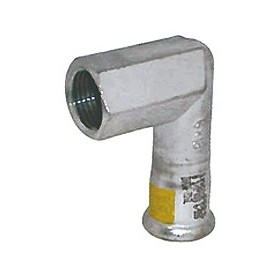 Codo hembra inoxidable pressfitting  PRES-GAS 28 - 1"