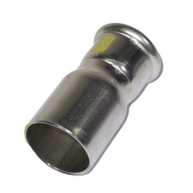 Reducción inoxidable pressfitting  PRES-GAS macho-hembra 35 - 28