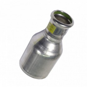 Reducción inoxidable pressfitting PRES-GAS macho-hembra 54 - 28