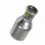 Reducción inoxidable pressfitting PRES-GAS macho-hembra 54 - 28