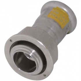Racor inoxidable pressfitting 2 piezas precintable ø15-1/2" GAS
