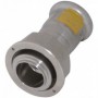Racor inoxidable pressfitting 2 piezas precintable ø22-3/4" GAS