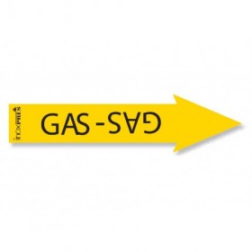 Bolsa 45 etiquetas para tubo GAS INOXPRES