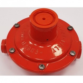 Regulador GLP Q: 4 kg/h Ps: 37 mbar. hembra-hembra 1/4"x3/8" MONDIAL