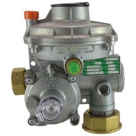 Regulador recambio 6 Nm3/h FE6S a 55 mbar  máxima y VAS  escuadra TL 3/4" x TL 7/8"