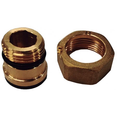 Racor entrada para regulador  FE de M 1/2" x TL  1" MERCAGAS