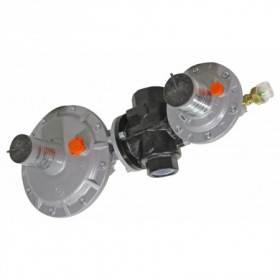 Regulador roscado H 1" x  H 1-1/2" Ps: 25 a 35 mbar  con seguridades P. FIORENTINI DIVAL 500 BP /LA