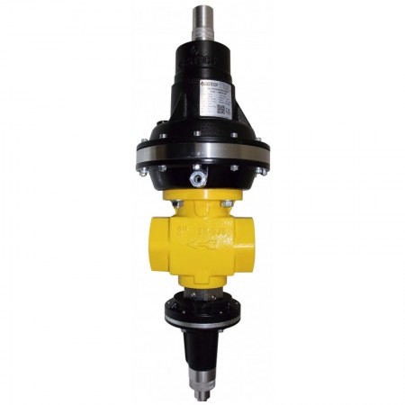 Regulador de 1-1/2” PN16 Ps: 70 a 130 mbar con seguridades. GASTECH R40MP/S