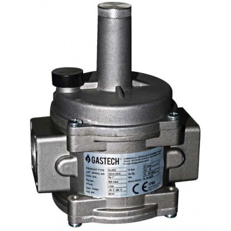 Regulador estabilizador con filtro de 1-1/2” Ps: 33 a 58 mbar sin seguridades GASTECH RL40