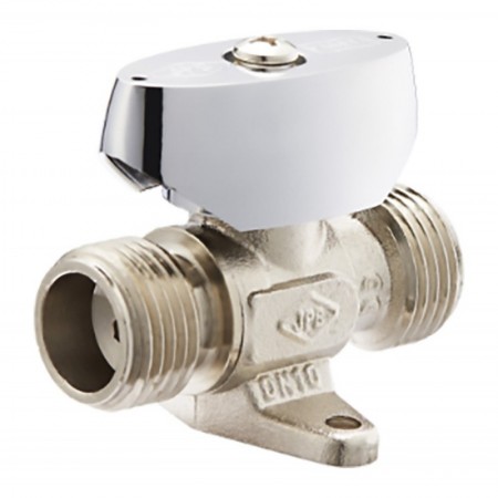 Válvula gas cromada para interior m-10 de M20x150 PN5