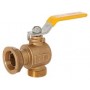 Válvula gas contador escuadra 7/8" palanca PN5