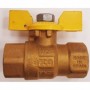 Llave gas montante macho-hembra de 1/2" PN5 mariposa