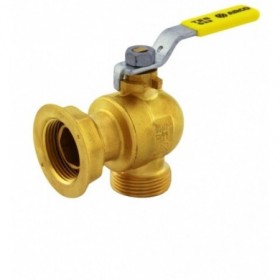 Válvula gas contador escuadra de 7/8" palanca PN5
