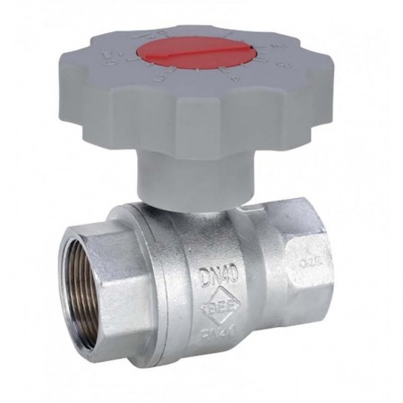Válvula hembra-hembra de 3/8" PN5 mando volante con regulación caudal gas MEH984HGT