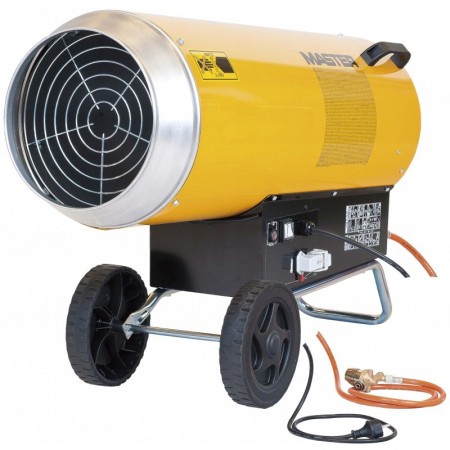 Cañón de aire caliente móvil a GLP de potencia regulable automático  de 57 a 103 kWh DANTHERM BLP103ET