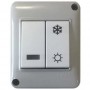 Control remoto estándar bloqueo y reset con posición verano e invierno ROBUR para NEXT R