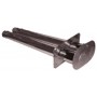 Kit tubos de entrada y escape para montaje en pared L: 1 m doble terminal exterior fundición ROBUR