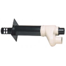 Terminal de pared doble moldeado  Ø 80 mm ROBUR