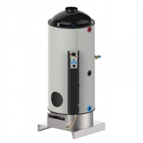 Generador ACS a gas de cámara abierta y bajo NOx  300 L de 24 kW HEIZER TGE-3LX
