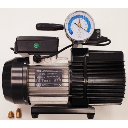 Bomba de alto vacío de doble efecto WIGAM RS9D de 180L 230V 50/60Hz con vacuómetro