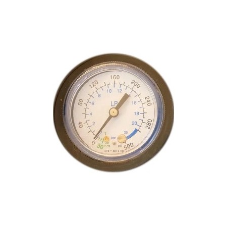 Manómetro de baja INFICON 722-406-P1 para recuperadora VORTEX