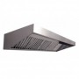 Campana industrial MUNDOFAN baja silueta TAU pared ECO-PLUS 4500x750x435mm