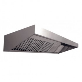 Campana industrial MUNDOFAN baja silueta TAU pared ECO-PLUS 4500x750x435mm