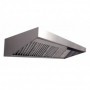 Campana industrial MUNDOFAN baja silueta TAU pared ECO-PLUS 4500x750x435mm