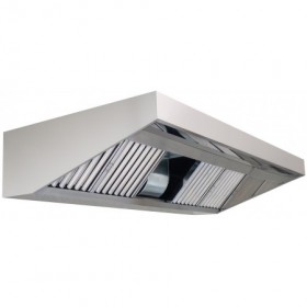 Campana industrial MUNDOFAN baja silueta tau MONOBLOC pared ECO PLUS 2000x750x435mm 9/9 1/3CV