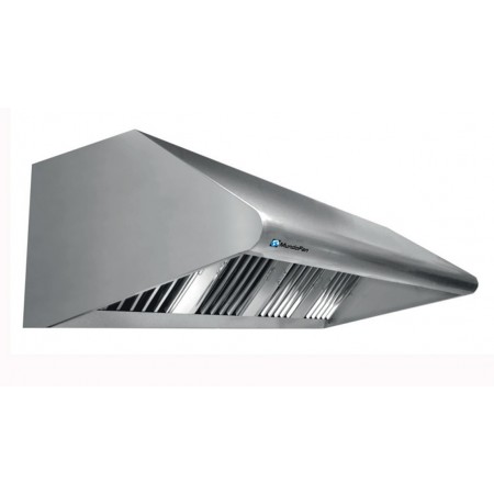 Campana industrial MUNDOFAN DELTA central 4500x1400x650mm inductora