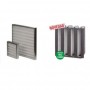 Pack filtros de aire MUNDOFAN olores G4+CARBOFIL F7+CARBÓN CUBO y WHITECUBE 500600
