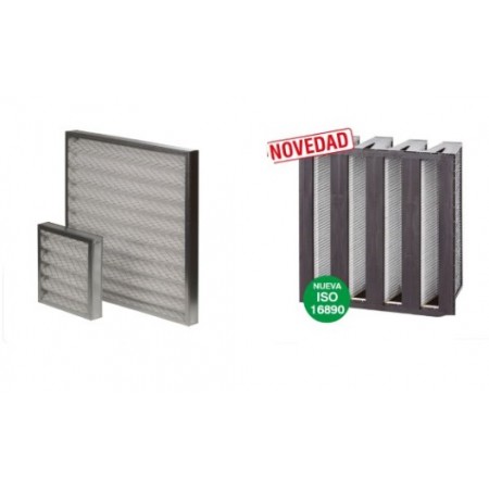 Pack filtros de aire MUNDOFAN olores G4+CARBOFIL F7+CARBÓN CUBO y WHITECUBE 500600