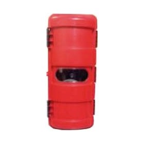Armario transporte para extintor de polvo 6kg en polipropileno 314x655x239mm