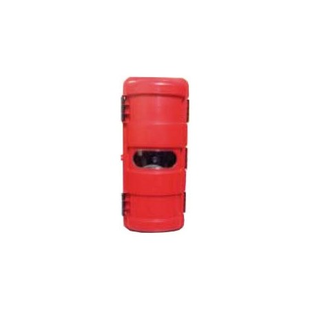 Armario transporte para extintor de polvo 6kg en polipropileno 314x655x239mm