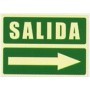 Señal Salida derecha sencilla. conforme a Norma UNE-23035