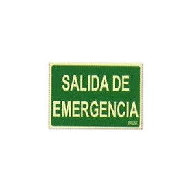 Señal Salida Emergencia sencilla. conforme a Norma UNE-23035