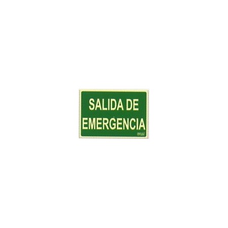 Señal Salida Emergencia sencilla. conforme a Norma UNE-23035