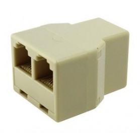 ▷ Adaptador Modular Triple 6P/4C - Pack 10 uds