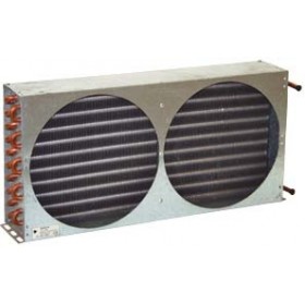 CONDENSADOR AIRE FORZADO DOBLE SIN VENTILADOR CD 50.  10 X 5 TUBOS