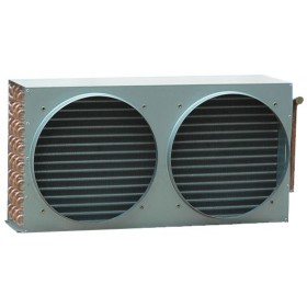Condensador HISPANIA de aire forzado doble sin ventiladores HCA-400S 20x4 tubos